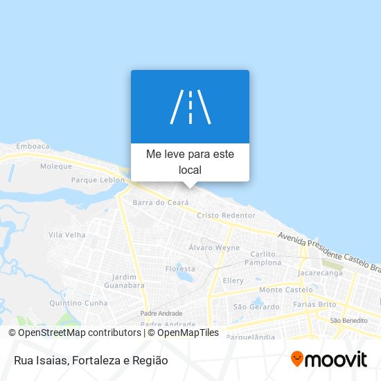 Rua Isaias mapa