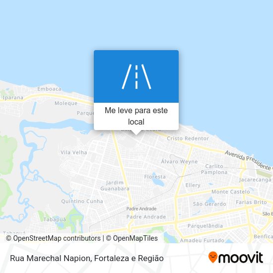 Rua Marechal Napion mapa