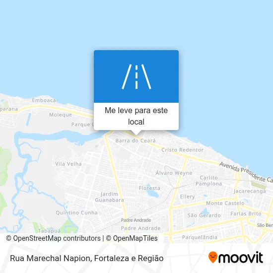 Rua Marechal Napion mapa