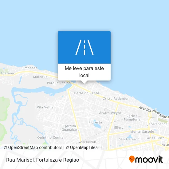 Rua Marisol mapa