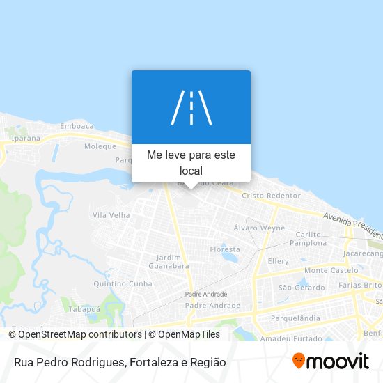 Rua Pedro Rodrigues mapa