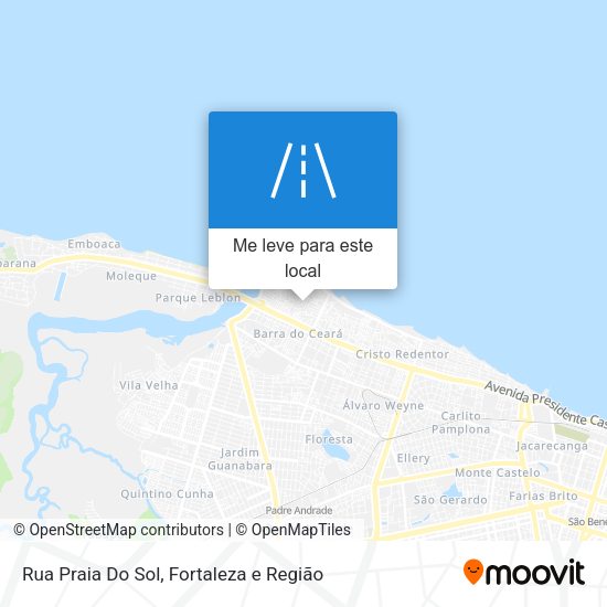 Rua Praia Do Sol mapa