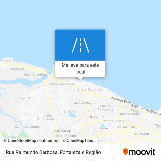 Rua Raimundo Barbosa mapa
