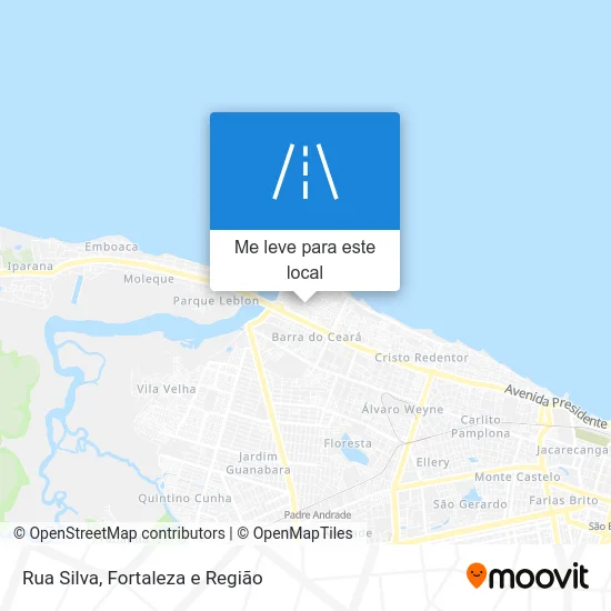 Rua Silva mapa