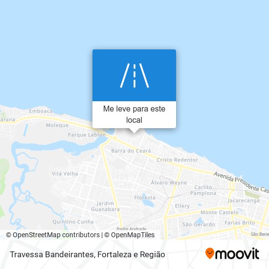 Travessa Bandeirantes mapa