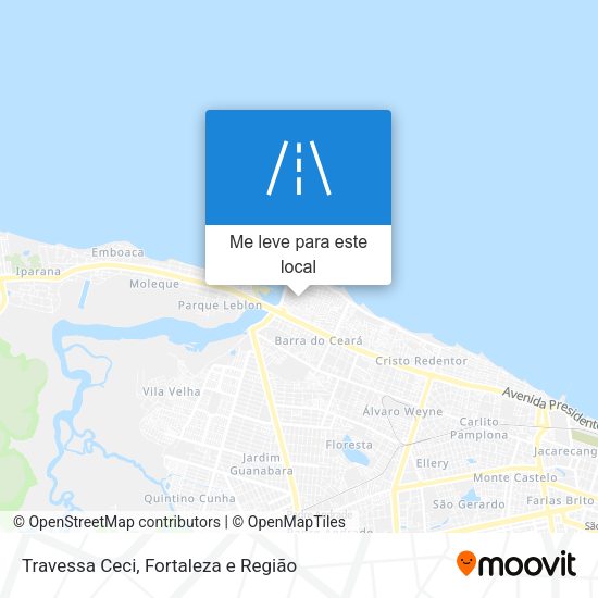 Travessa Ceci mapa