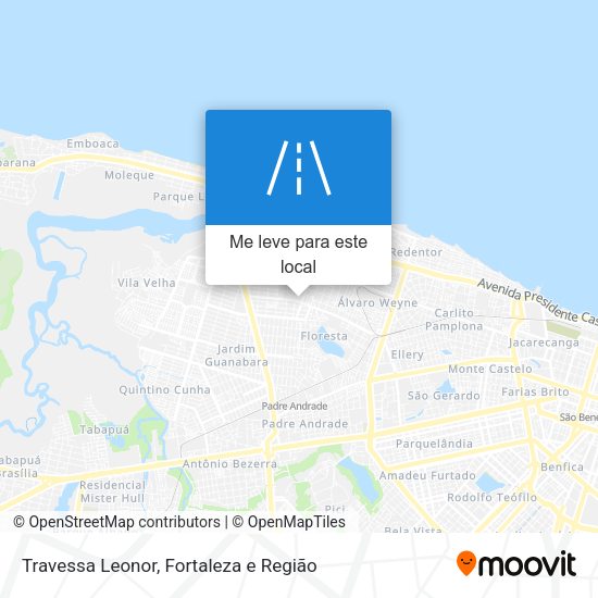 Travessa Leonor mapa