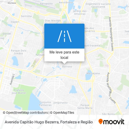 Avenida Capitão Hugo Bezerra mapa