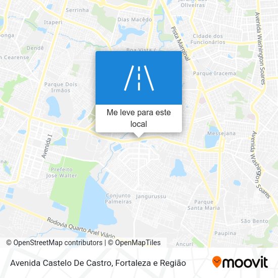 Avenida Castelo De Castro mapa
