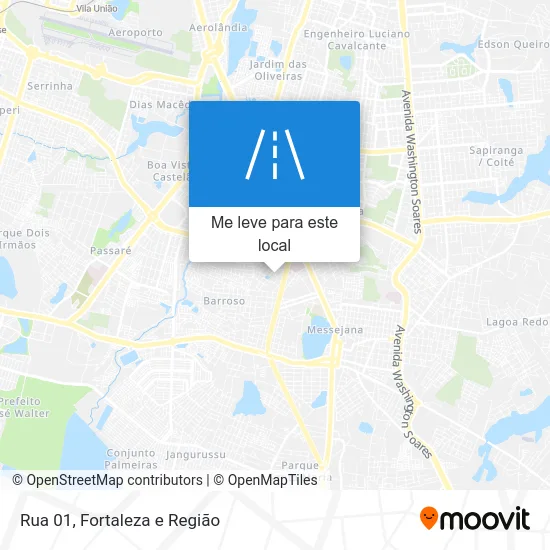 Rua 01 mapa