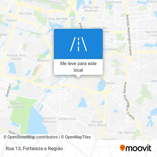 Rua 13 mapa