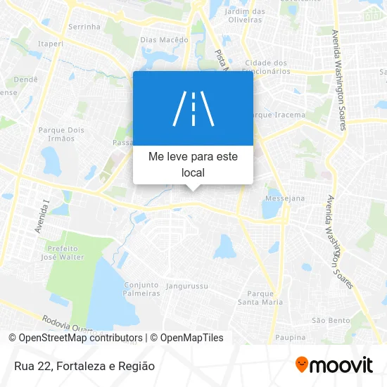 Rua 22 mapa