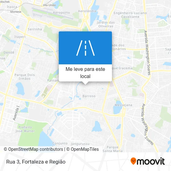 Rua 3 mapa
