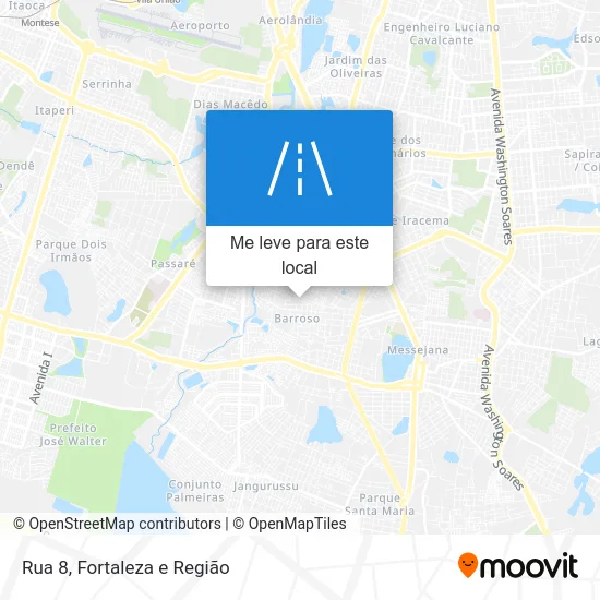 Rua 8 mapa