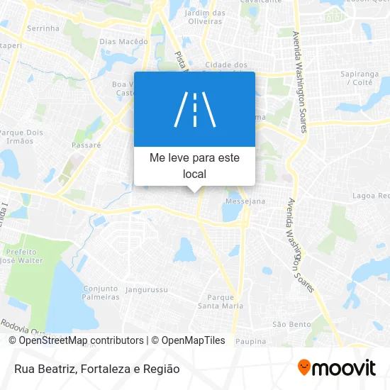 Rua Beatriz mapa