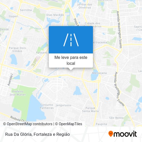Rua Da Glória mapa