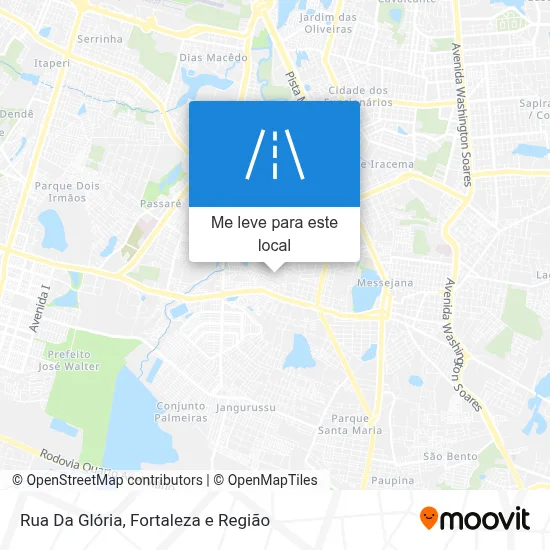 Rua Da Glória mapa