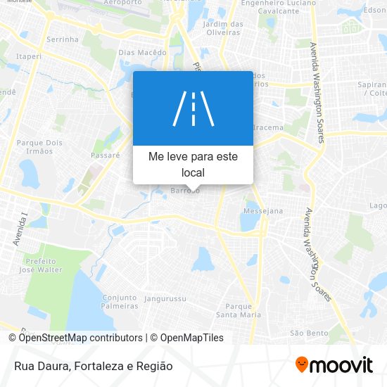 Rua Daura mapa
