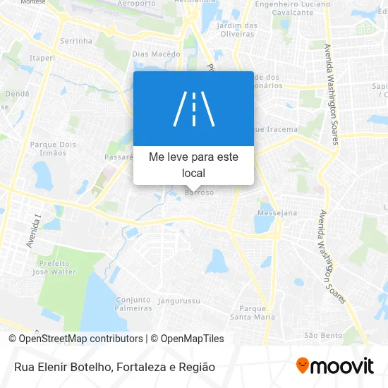 Rua Elenir Botelho mapa
