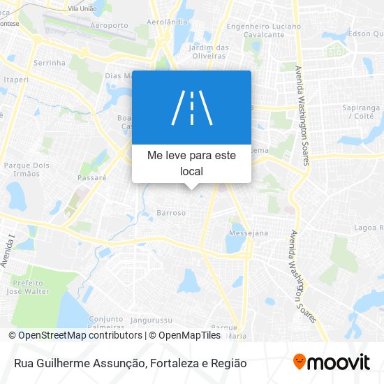 Rua Guilherme Assunção mapa