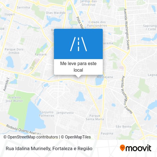 Rua Idalina Murinelly mapa