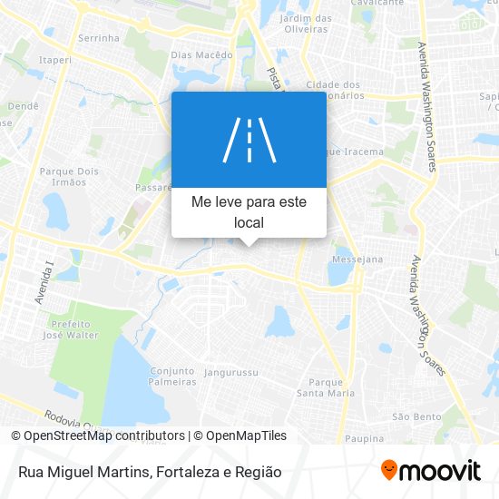 Rua Miguel Martins mapa