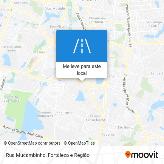 Rua Mucambinho mapa