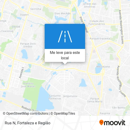 Rua N mapa