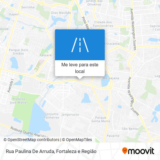 Rua Paulina De Arruda mapa