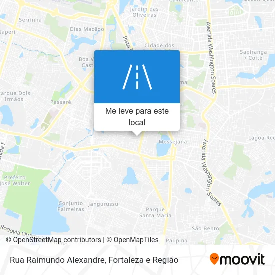 Rua Raimundo Alexandre mapa