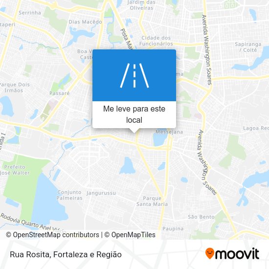 Rua Rosita mapa