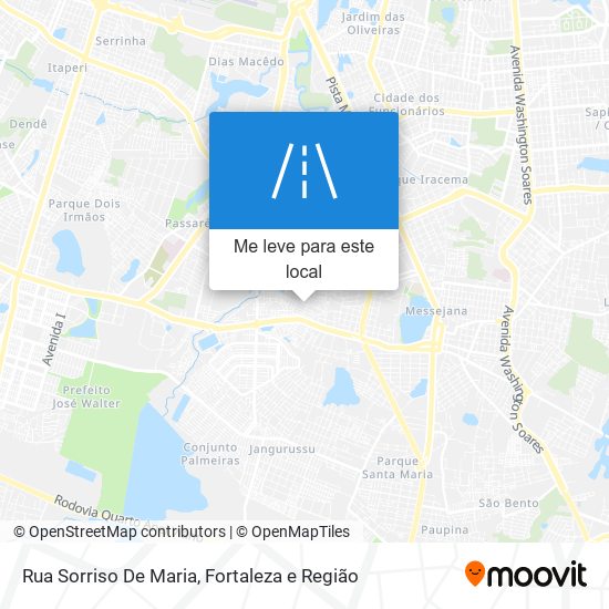 Rua Sorriso De Maria mapa