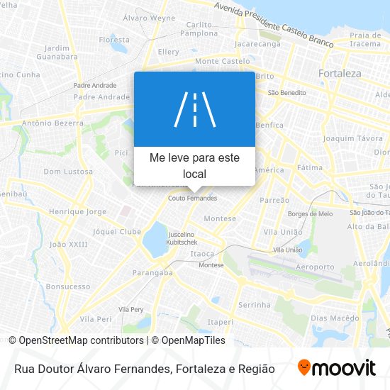 Rua Doutor Álvaro Fernandes mapa
