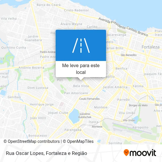 Rua Oscar Lopes mapa