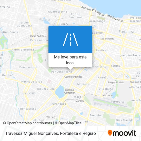 Travessa Miguel Gonçalves mapa