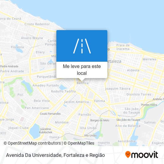 Avenida Da Universidade mapa