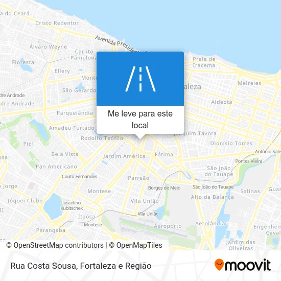 Rua Costa Sousa mapa