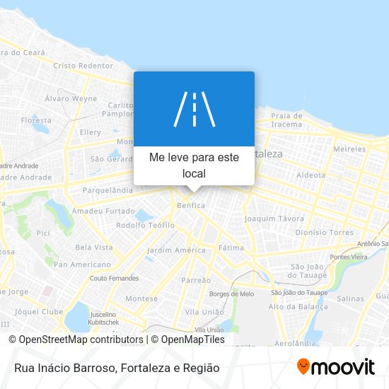 Rua Inácio Barroso mapa