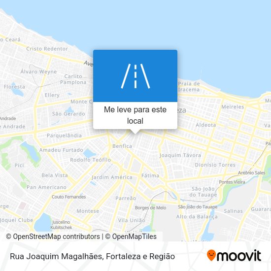 Rua Joaquim Magalhães mapa
