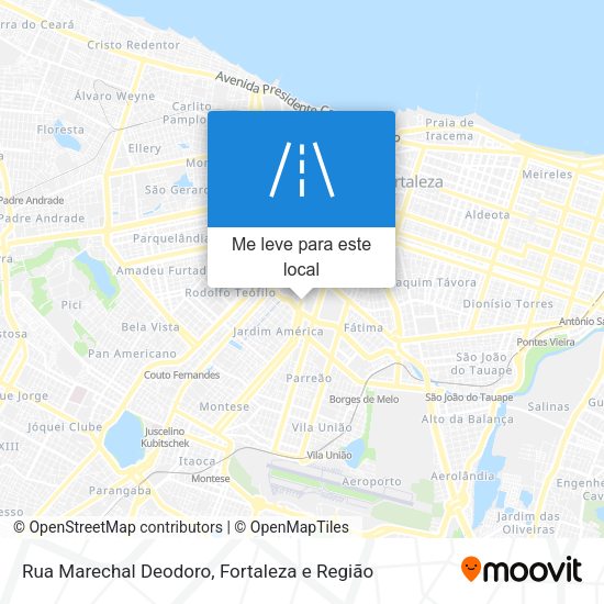 Rua Marechal Deodoro mapa