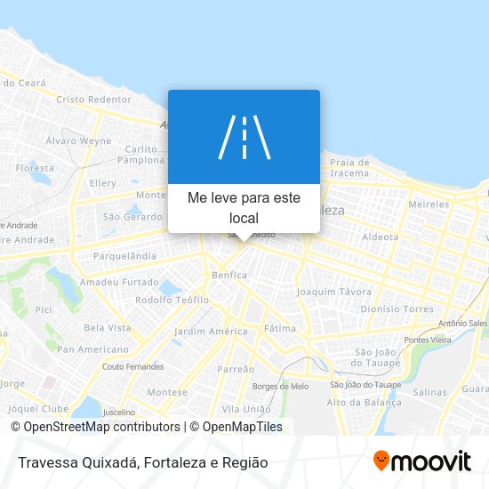Travessa Quixadá mapa