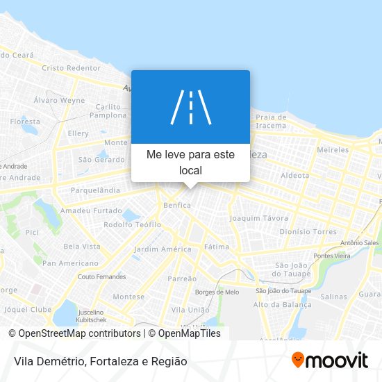 Vila Demétrio mapa