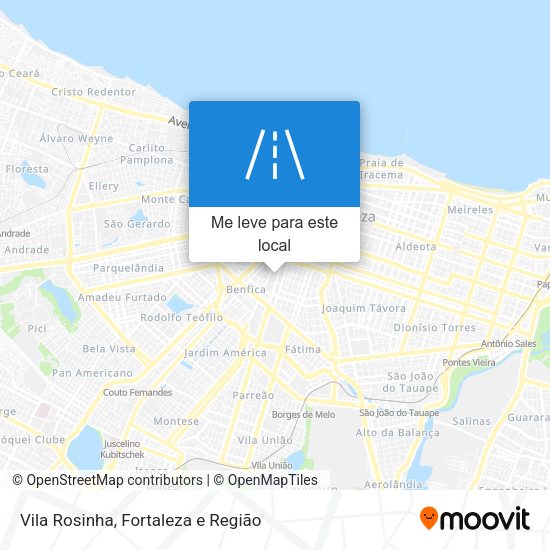 Vila Rosinha mapa