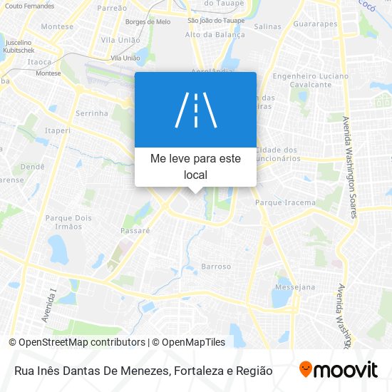 Rua Inês Dantas De Menezes mapa