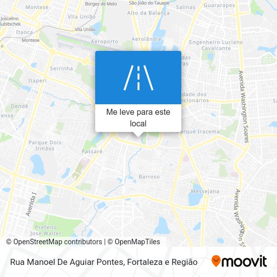 Rua Manoel De Aguiar Pontes mapa