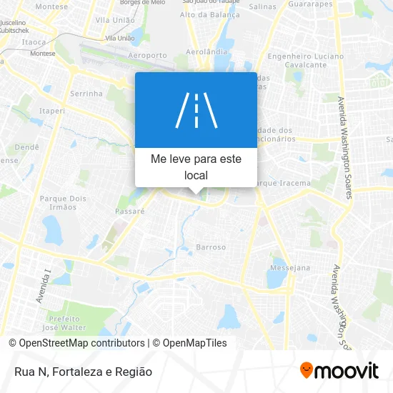 Rua N mapa