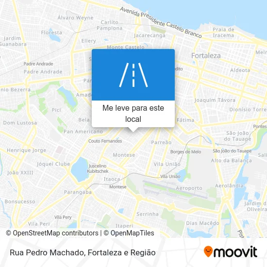 Rua Pedro Machado mapa