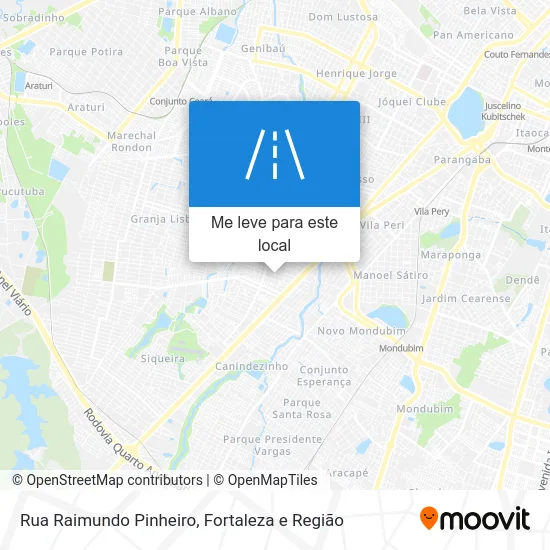 Rua Raimundo Pinheiro mapa