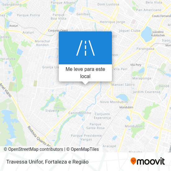 Travessa Unifor mapa