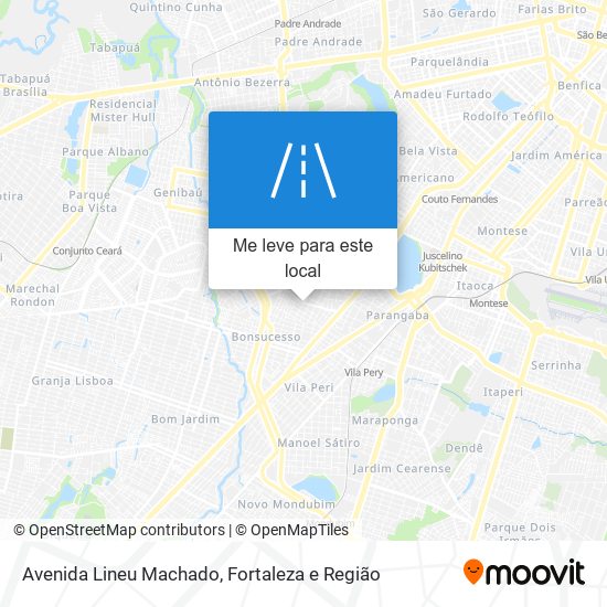 Avenida Lineu Machado mapa